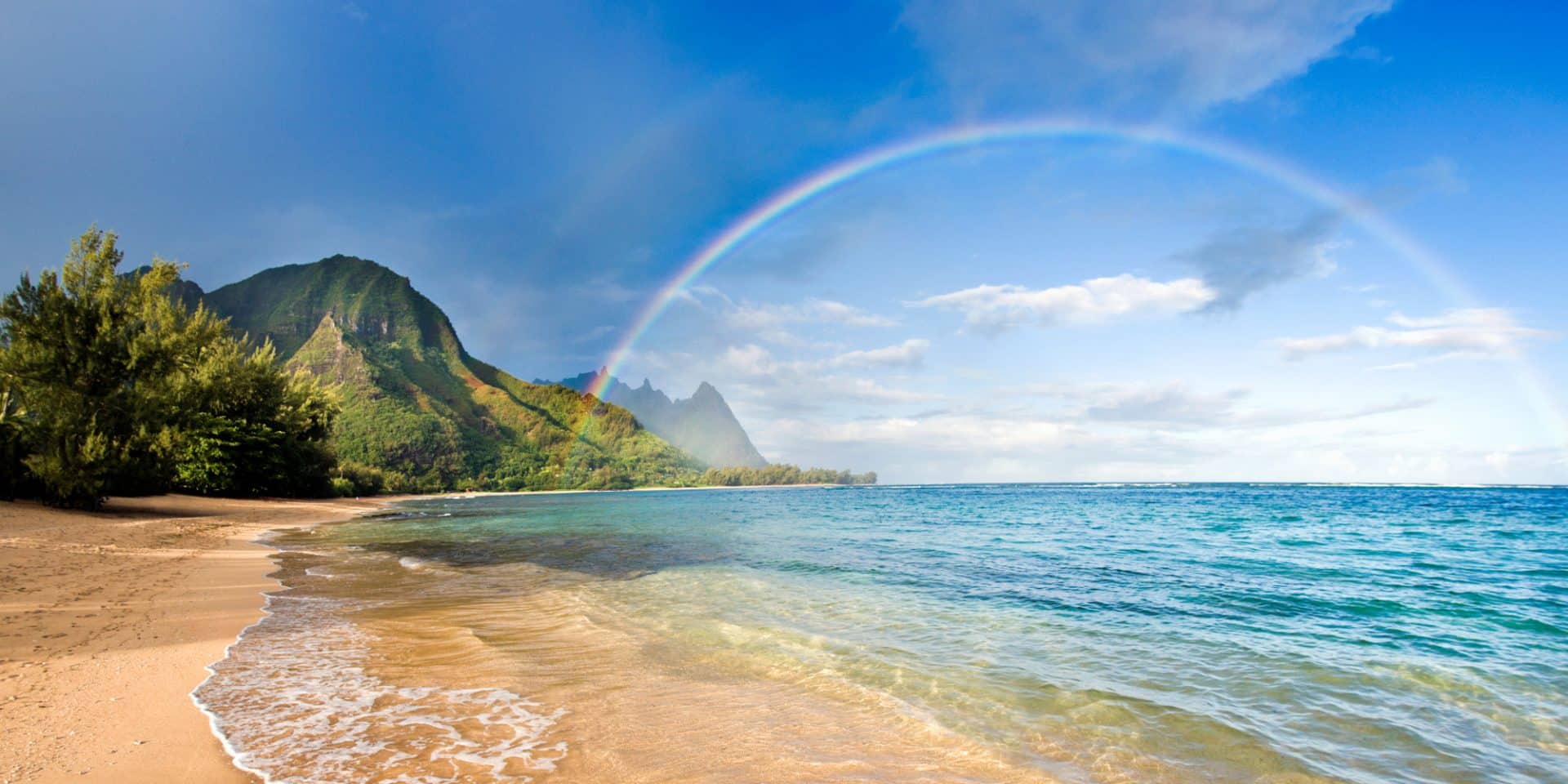 rainbow paradise beach