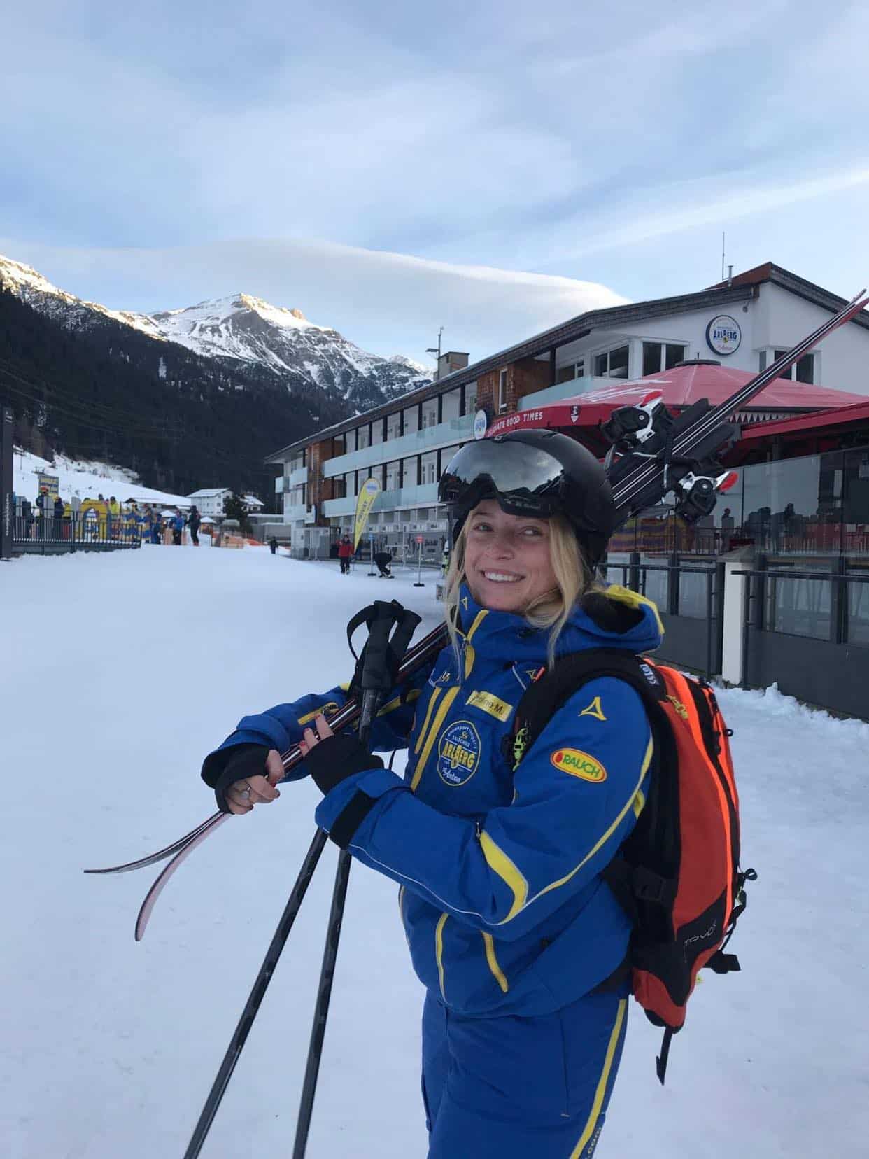 Caroline skilæreruniform i St. Anton